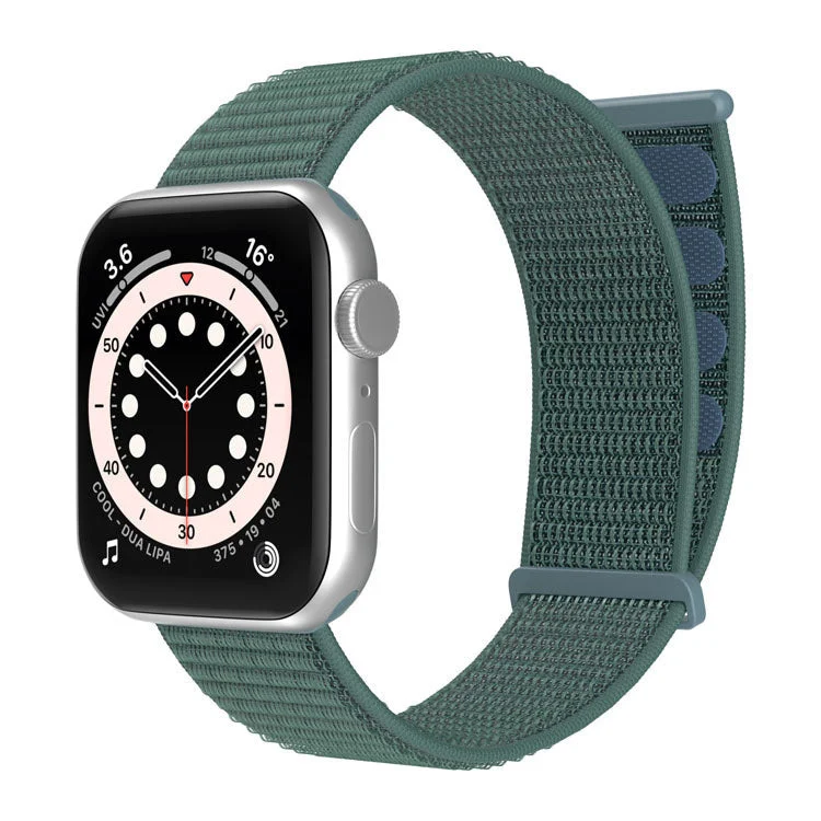 Apple Watch Nylon Loop Strap (Pine Green)