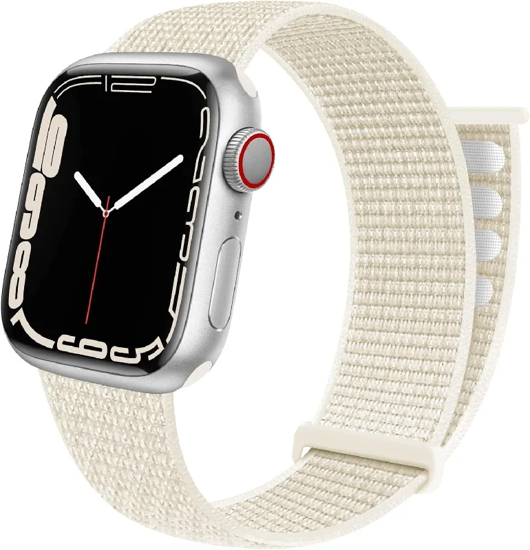 Apple Watch Nylon Loop Strap (Starlight)