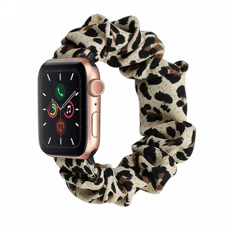 Apple Watch Scrunchie Strap (Leopard)