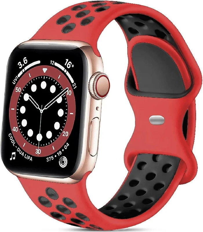 Apple Watch Sport Strap Classic (Red/Black)