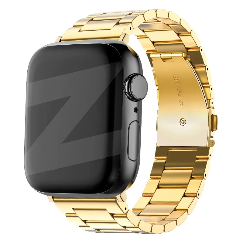 Bandz Apple Watch Steel Strap 'Classic' (Gold)