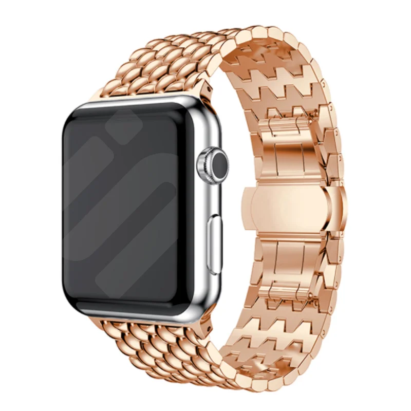 Apple Watch Steel Strap Dragon (Rose Gold)