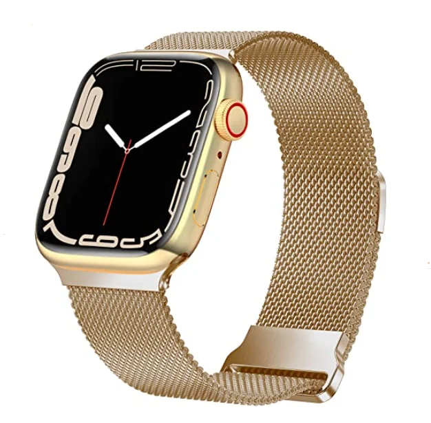 Apple Watch Milanese Strap with Buckle (Rose Gold)