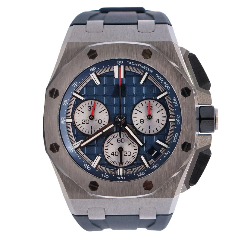 Audemars Piguet Royal Oak 43mm Black Dial Watch Ref# 26420TI.OO.A027CA.01