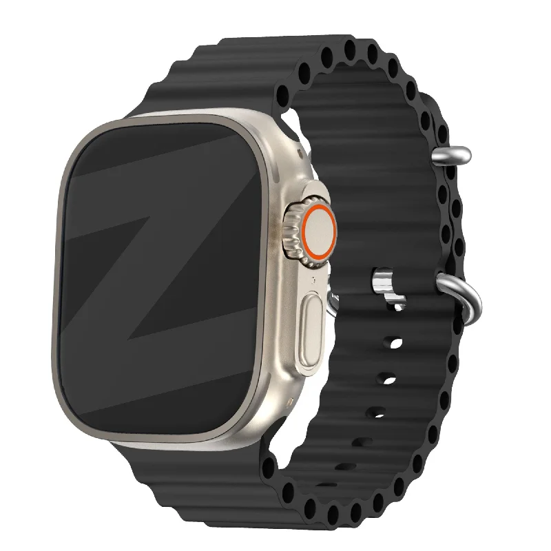 Bandz Apple Watch Ocean Strap (Black)