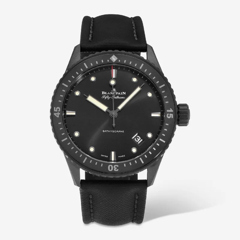 Blancpain Bathyscaphe Ceramic Automatic Men's Watch 50000130B52A