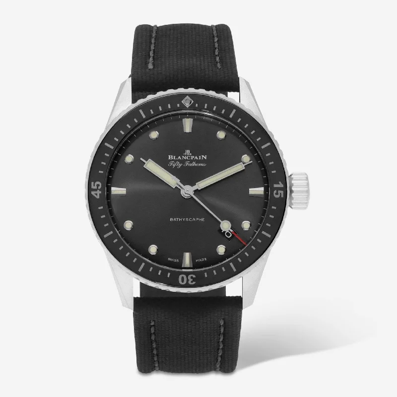 Blancpain Bathyscaphe Stainless Steel Automatic Men's Watch 50001110B52A