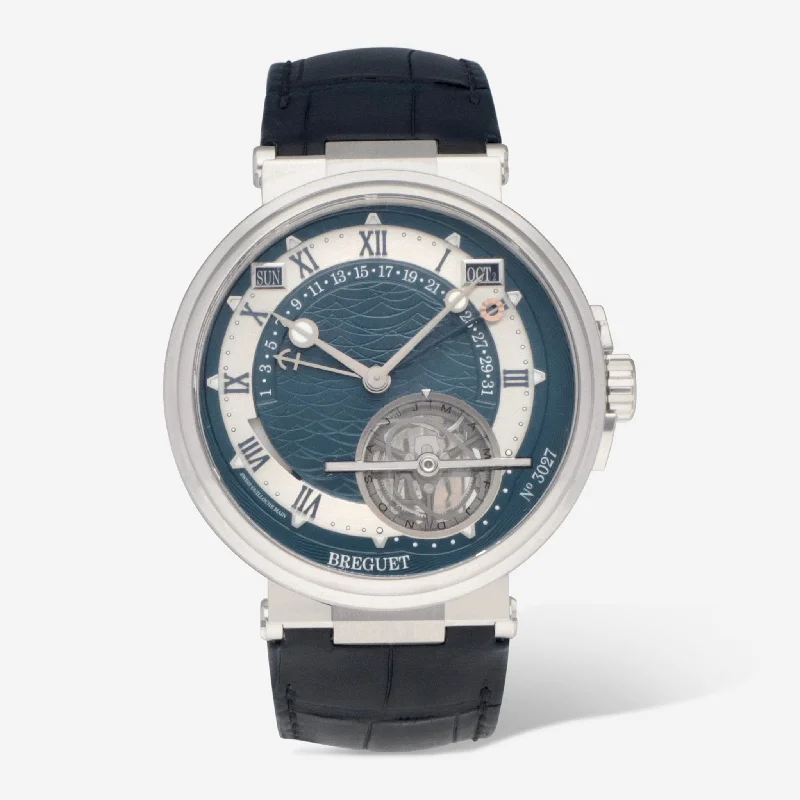 Breguet Marine Équation of Time Perpetual Tourbillon Platinum Automatic Men’s Watch 5887PT/Y2/9WV