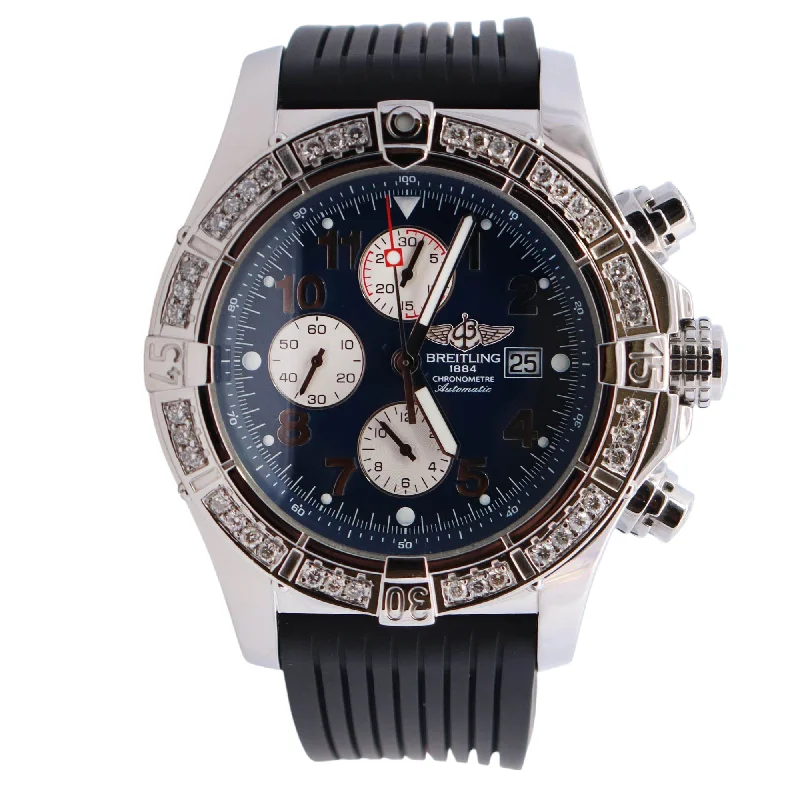 Breitling Super Avenger 48mm Blue Dial Watch Ref# A13370