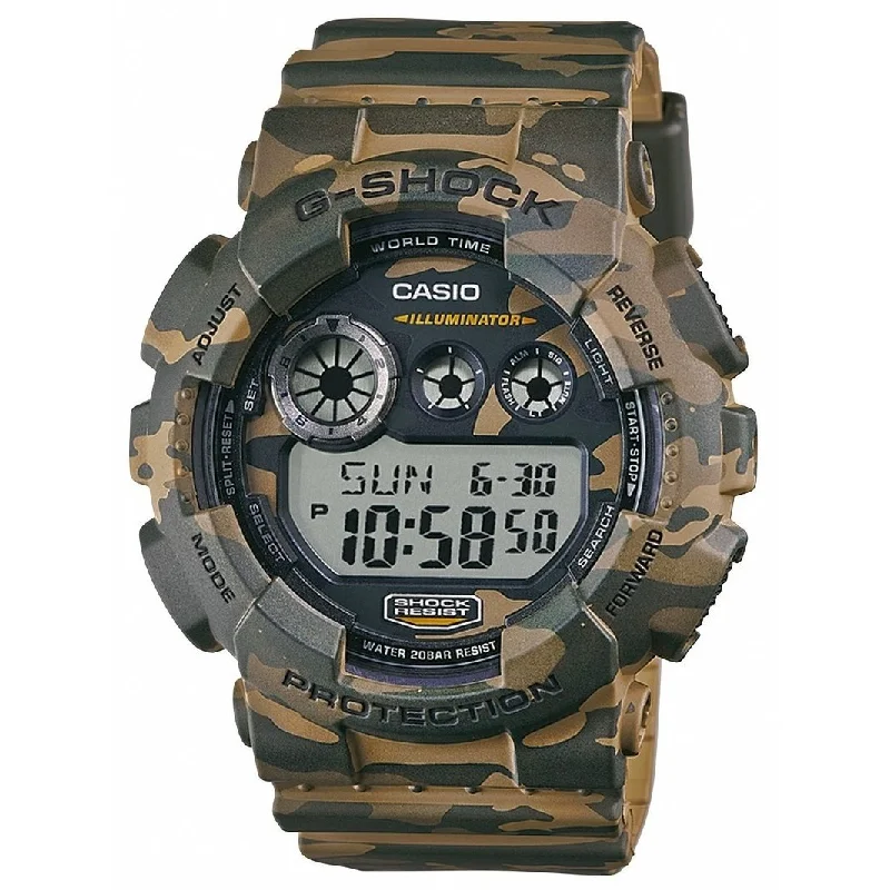 Casio Men's GD120CM-5 G-Shock Digital Brown Resin Watch