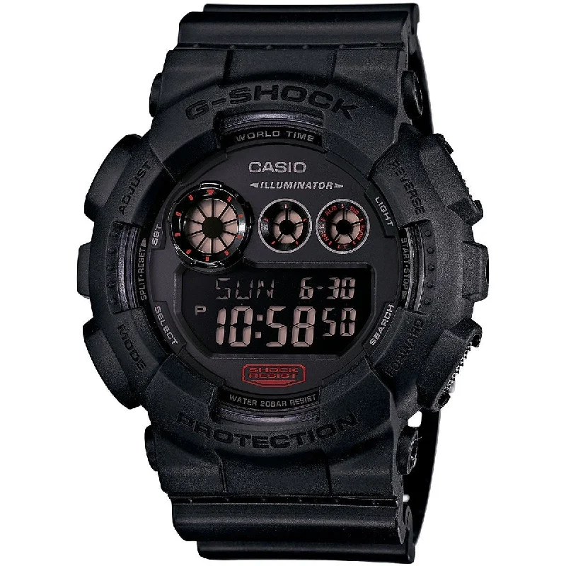 Casio Men's GD120MB-1 G-Shock Digital Black Resin Watch