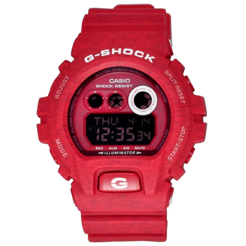 Casio Men's GDX6900HT-4D G-Shock Chronograph Red Resin Watch