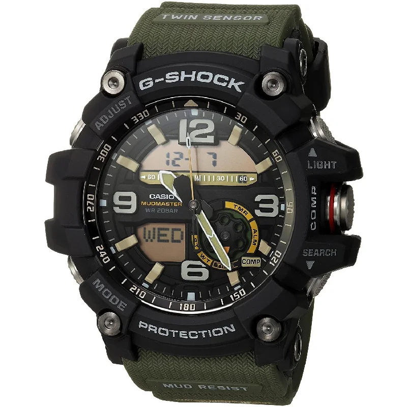 Casio Men's GG1000-1A3 G-Shock Analog-Digital Green Resin Watch