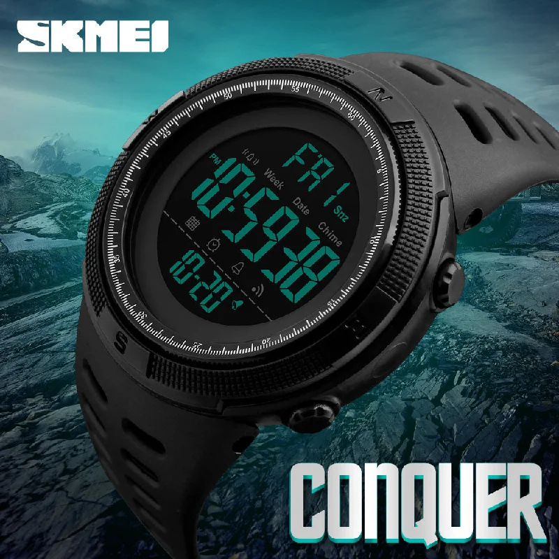 Chrono Countdown Men Waterproof Digital Watch