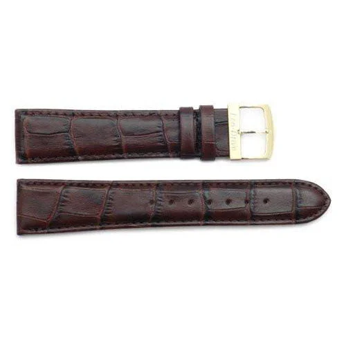 Genuine Citizen 20mm Eco-Drive Brown Alligator Grain Watch Strap