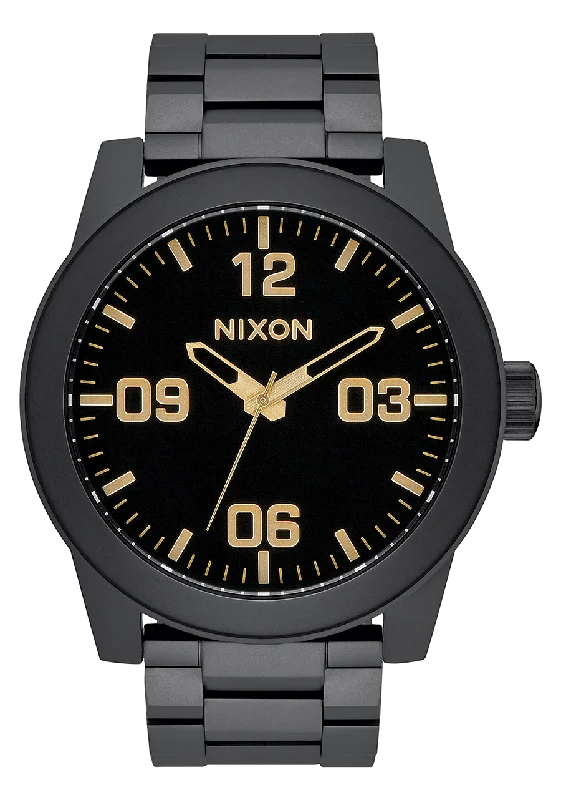 Corporal Stainless Steel - Matte Black / Gold