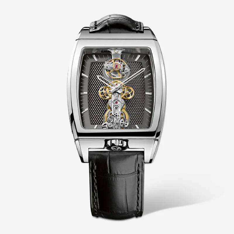 Corum Golden Bridge Tourbillon White Gold Skeletonized Manual Wind Men's Watch B213/01039