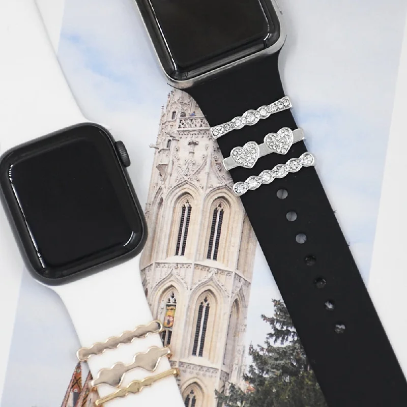 Decoration ring for apple watch band