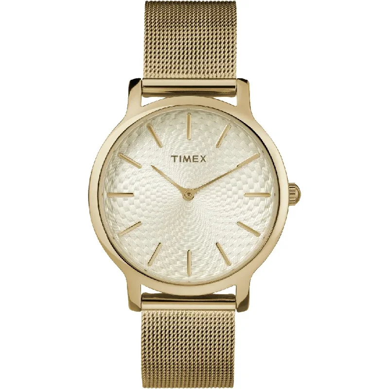 Timex Ladies Trend Gold-Tone Watch TW2R36100