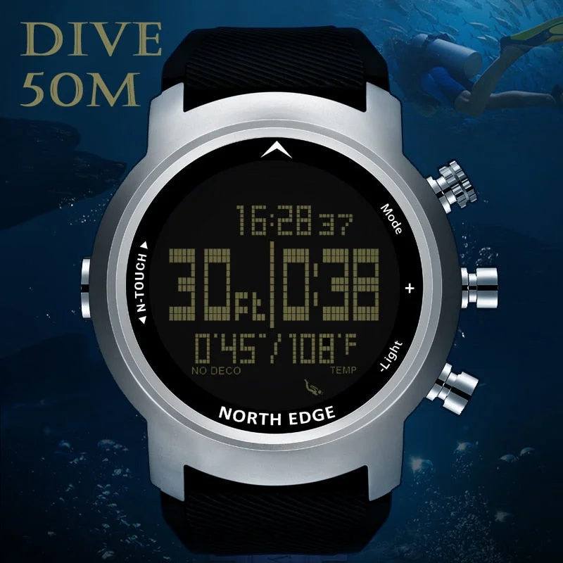 Men Diver Waterproof 100m Smart Digital watch