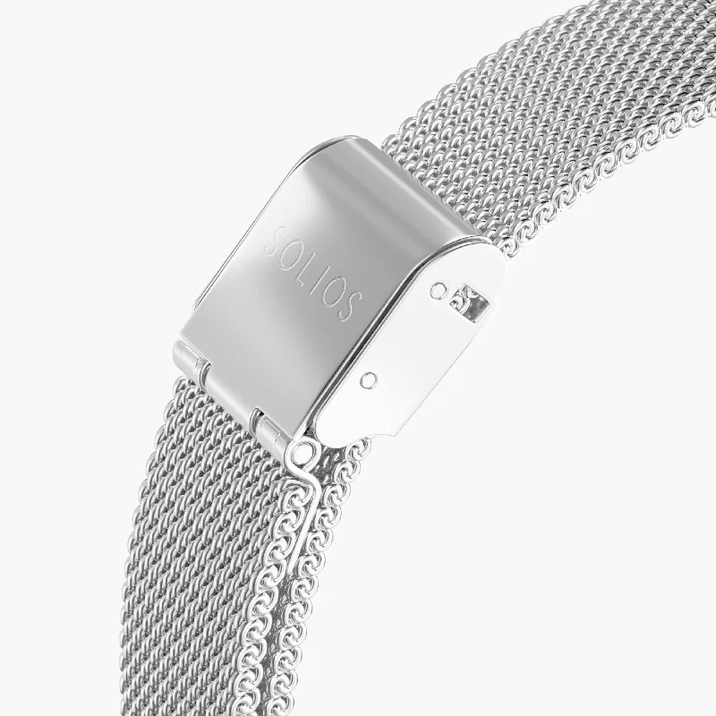 Silver Mesh Strap