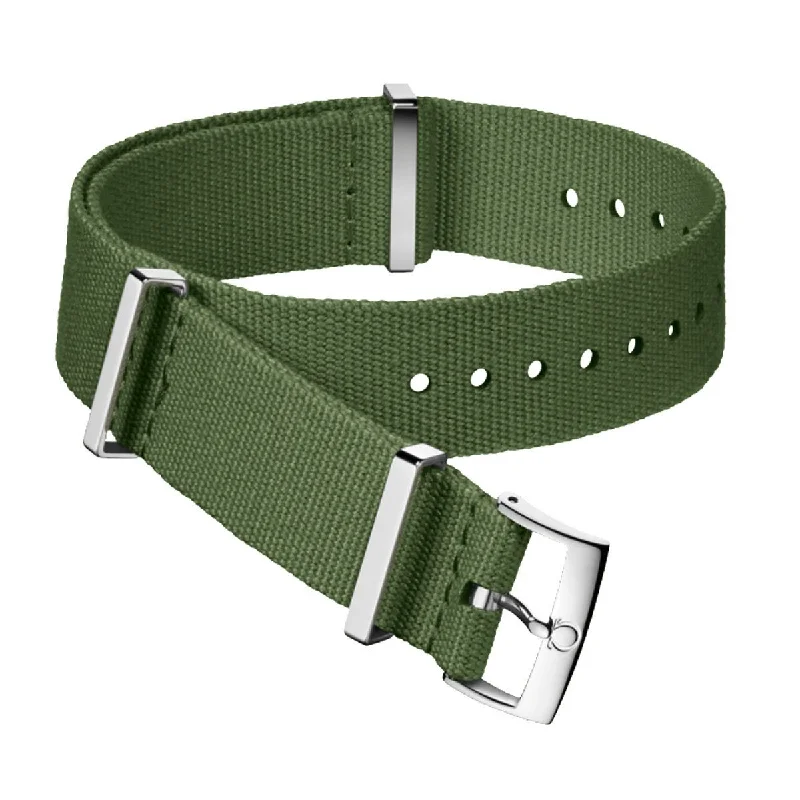 Omega 20mm Nato Military green polyester strap