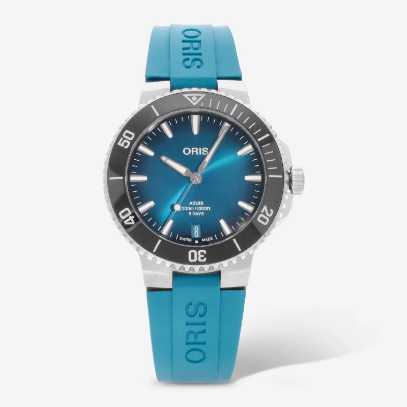 Oris Aquis Stainless Steel Automatic Men's Watch 0140077904135-0742345EB