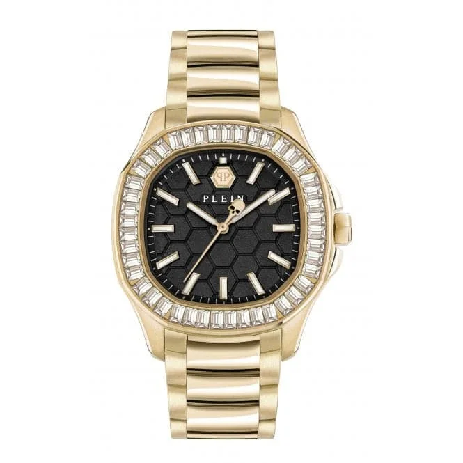 Philipp Plein Ladies Spectre Lady Gold Watch PWTAA0623