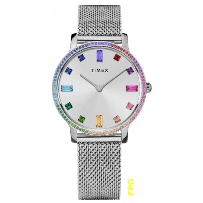 Timex Transcend Mesh Bracelet Watch TW2W19100