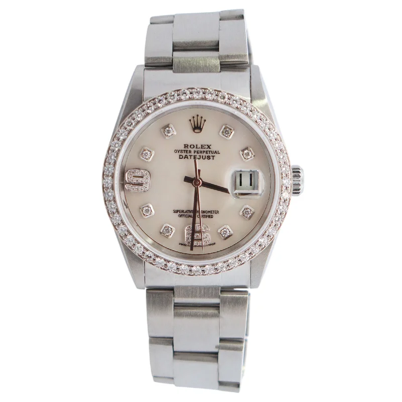 Rolex Datejust 36mm MOP Dial Watch Ref# 16234