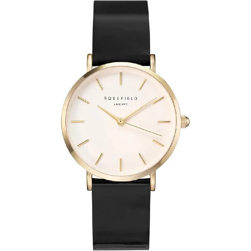 ROSEFIELD SHBWG-H38 Premium Gloss Black Gold Women's Watch