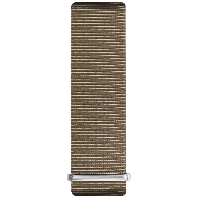 Nato Watch Strap- Sand & Silver