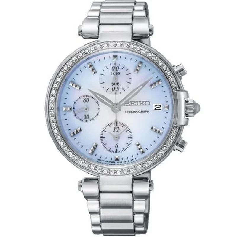 seiko SNDV39P1 Chronograph Ladies Watch