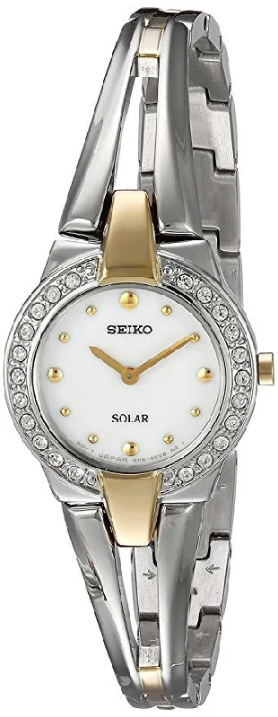 Seiko Women's SUP206 Two Tone Quartz Stainless Steel Casual Watch