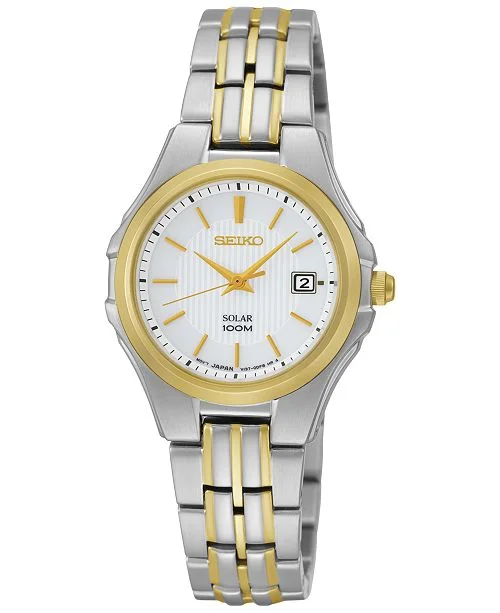 Seiko Women's SUT038 Two-Tone Stainless Steel Solar Watch