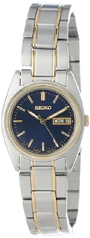 Seiko Women's SXA120 Functional Two-Tone Stainless Steel Watch