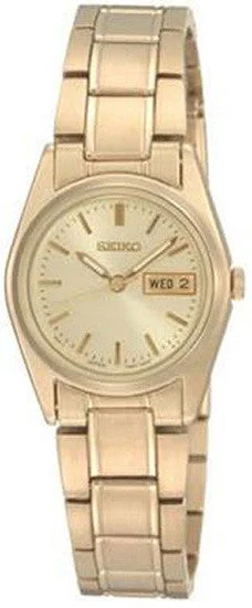 Seiko Women's SXA122 Functional Gold-Tone Stainless Steel Watch