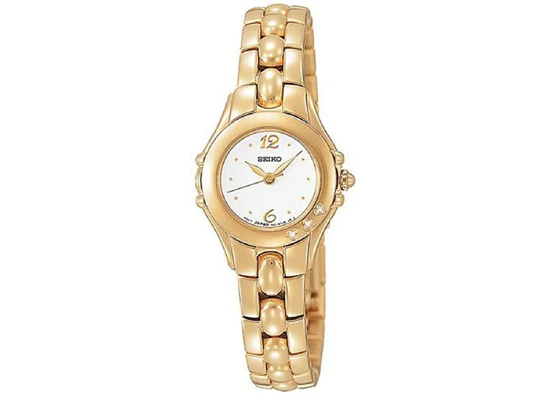 Seiko Women's SXGN14 Diamond Accented Watch