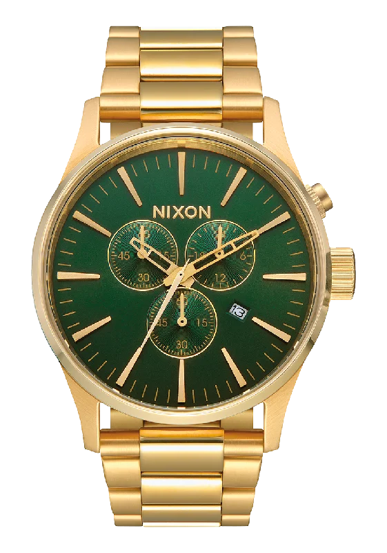 Sentry Chrono - All Gold / Green Sunray