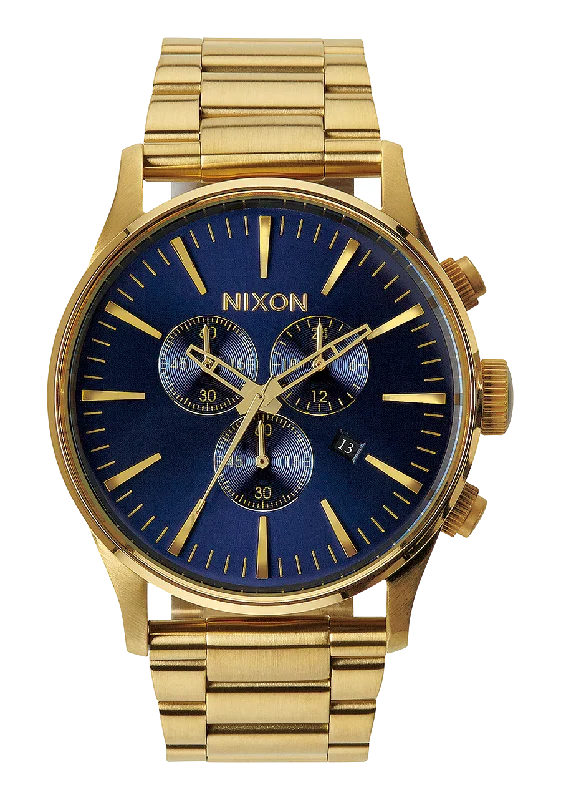 Sentry Chrono - Gold / Blue Sunray