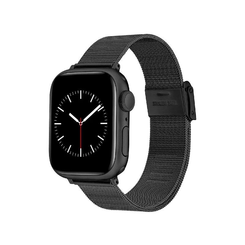 Smartwatch Mesh Strap Black