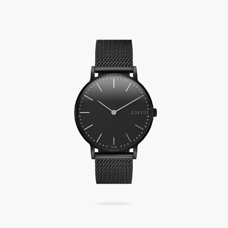 The Solar Classic | Black Dial - Black Case