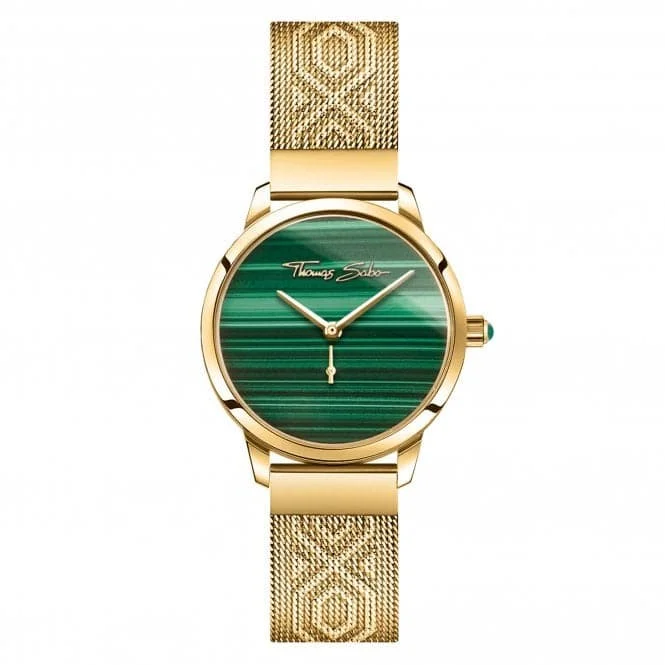 Thomas Sabo Garden Spirit Malachite Womens Watch WA0365-264-211