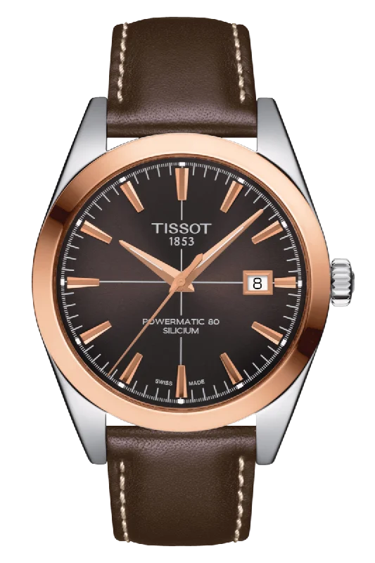 TISSOT - Gentleman Powermatic 80 Silicium 18K | T927.407.46.291.00