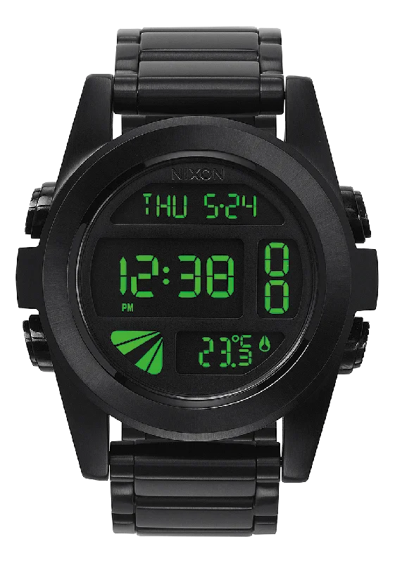 Unit Stainless Steel - All Black / Green