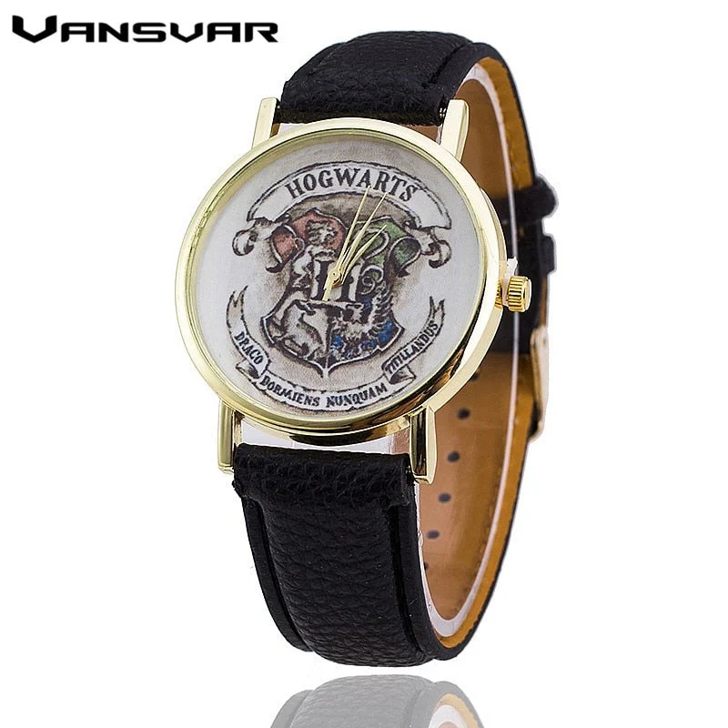 Vansvar Brand HOGWARTS Magic School Watches Fashion Women Wristwatch Casual Luxury Quartz Watches Relogio Feminino