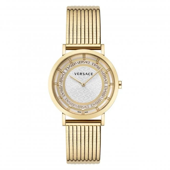 Versace Ladies New Generation Champagne Silver Watch VE3M00522