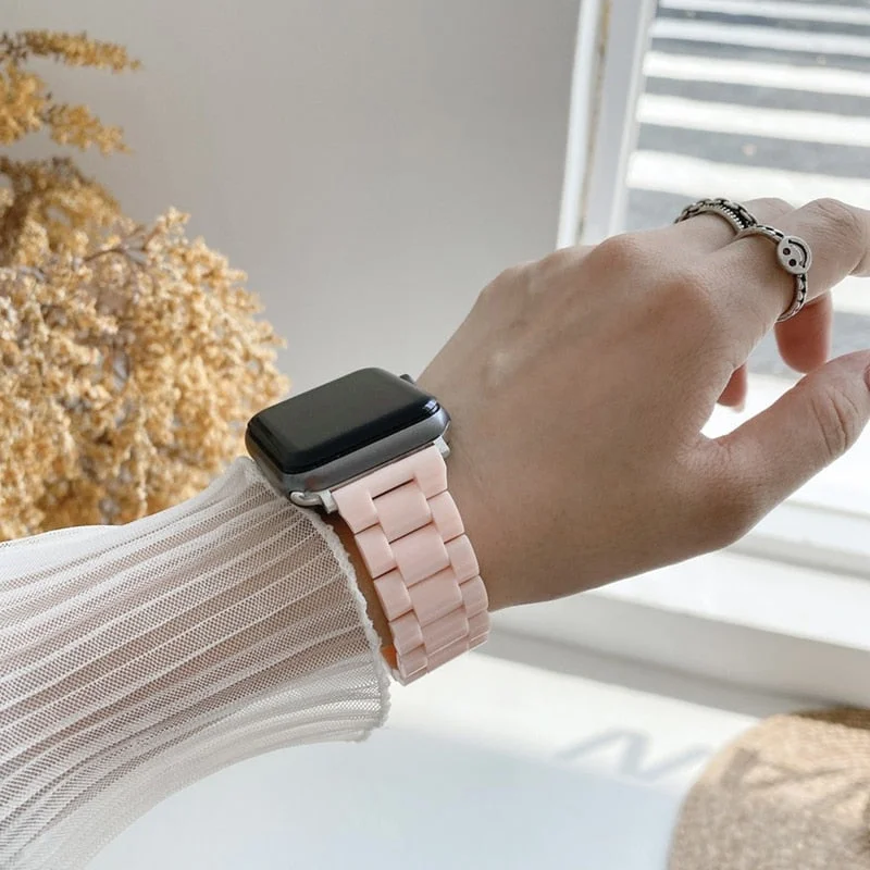 Comfortable Stylish Resin Strap for Apple Watch