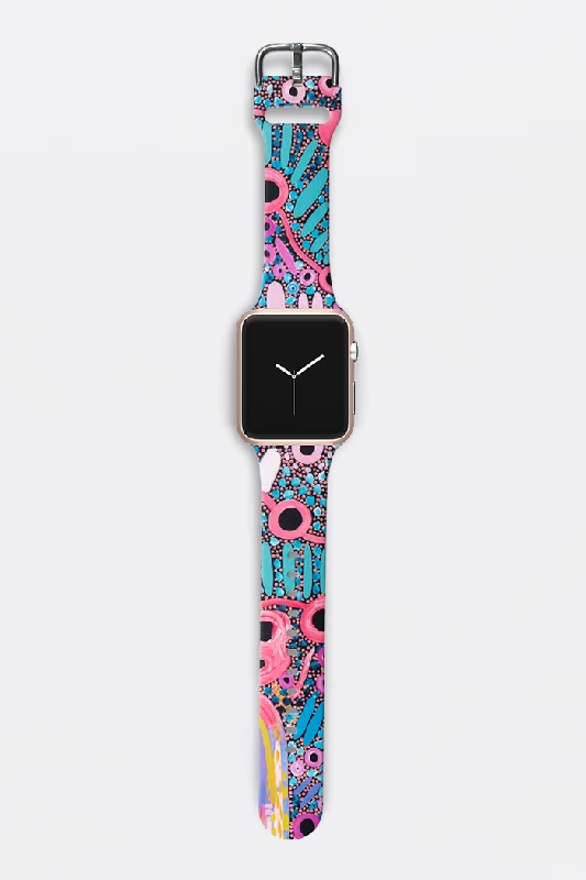 Yuka Bright Silicon Apple Watch Strap